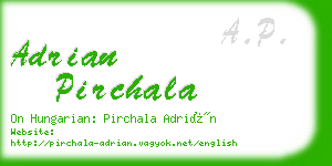 adrian pirchala business card